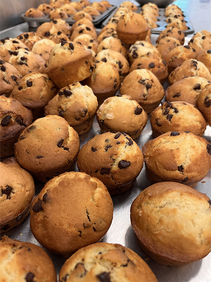 Freshly baked muffins