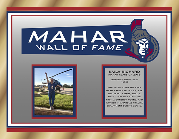 Mahar Wall of Fame - Kaila Richard