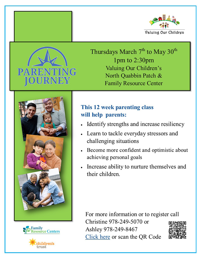 Family Resource Centers and Children's Trust Parenting Journey Registration form